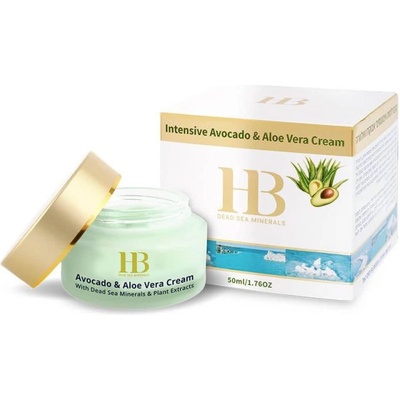 H&B Dead Sea Minerals Intenzivní pleťový krém Avocado & Aloe Vera 50 ml – Hledejceny.cz