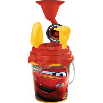 Mondo 18693 vedro set s mlynom Cars červeno-žltý