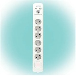 Somogyi Elektronic 8 Plug + 2 USB 1,4 m Switch (NVT 06K USB/WH)