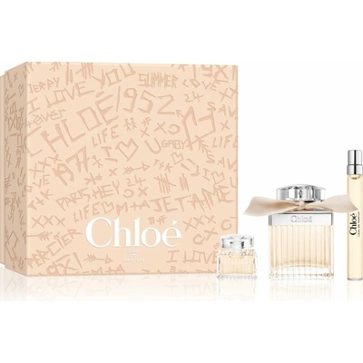 Chloé Chloé Chloé EDP plnitelná 100 ml + Chloé EDP 5 ml + Chloé EDP cestovní sprej 10 ml