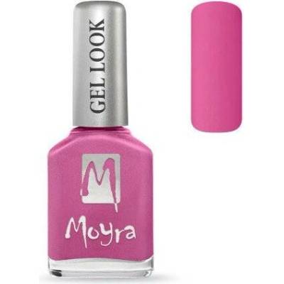Moyra Gel Look lak na nehty 959 Rosine 12 ml růžový lak na nehty s gelovým efektem