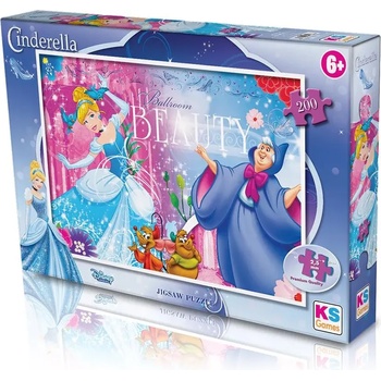 KS Games - Puzzle Cinderella 200 - 200 piese