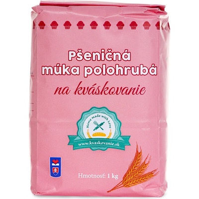 Trenčan Pšeničná polohrubá múka na kváskovanie 1 kg
