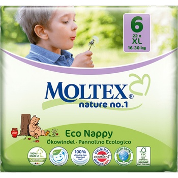 MOLTEX Nature no. 1 XL 16-30 kg 22 ks