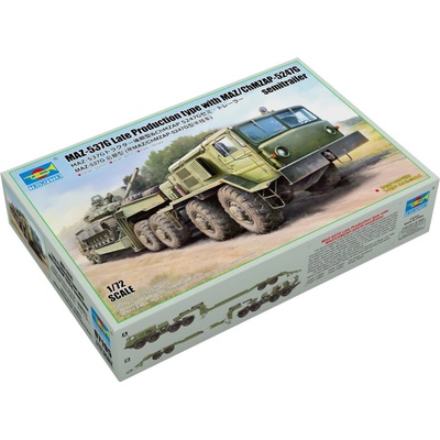 Trumpeter MAZ-537G Late Production type with MAZ/ChMZAP-5247G semitrailer 1:72