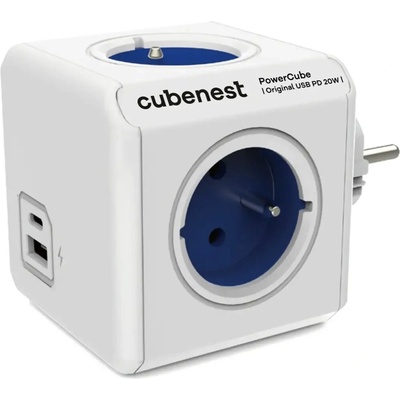 Cubenest PowerCube Original USB A+C PD 20 W modrá