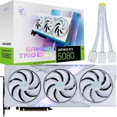 MSI GeForce RTX 5080 16G GAMING TRIO OC WHITE
