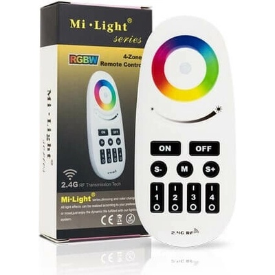 RF dálkový ovladač pro RGB a RGBW řídící jednotky Mi-Light
