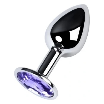 Toyfa Метален анален разширител с лилав кристал Toyfa Metal 5649