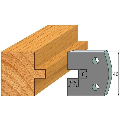 IGM Professional IGM Profil 095 - pár obmedzovačov 40x4mm SP F027-095