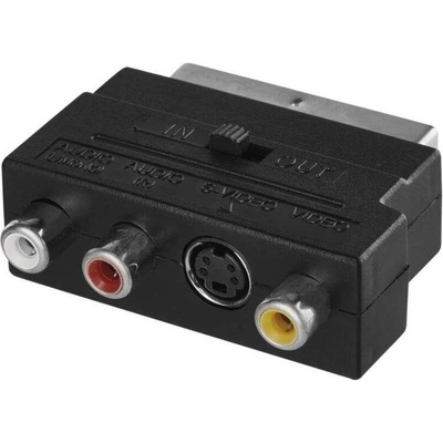 Redukce SCART na 3x CINCH + SVHS adaptér