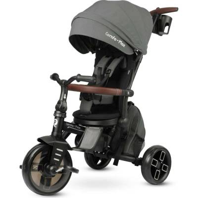 COMFO MAX s vodicí tyčí rostoucí tříkolka s otočným sedadlem šedé