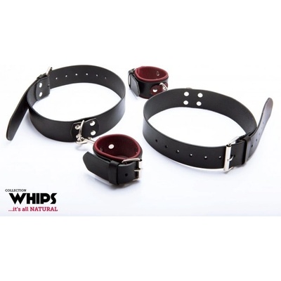 WHIPS Leather Thigh Cuffs for Her putá na stehná a zápästia s polstrovaním