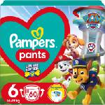 Pampers Pants Paw Patrol Size 6 еднократни пелени гащички 13-19 kg 60 бр