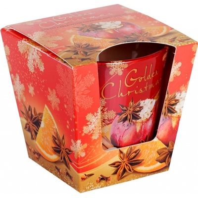 Bartek Candles Golden Christmas Apple with Orange 115 g