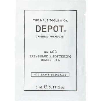 Depot 400 Shave Specifics No. 403 сладък бадем омекотяващо масло преди бръснене 5 ml