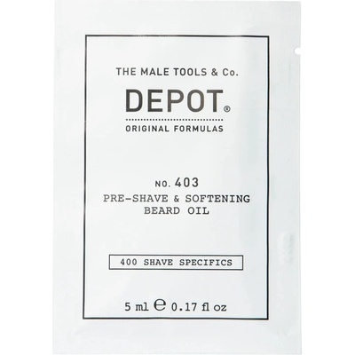 Depot 400 Shave Specifics No. 403 сладък бадем омекотяващо масло преди бръснене 5 ml