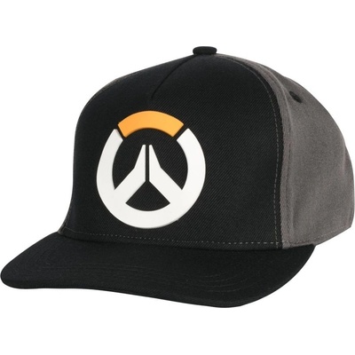 Overwatch Blocked Stretch Fit bílé logo