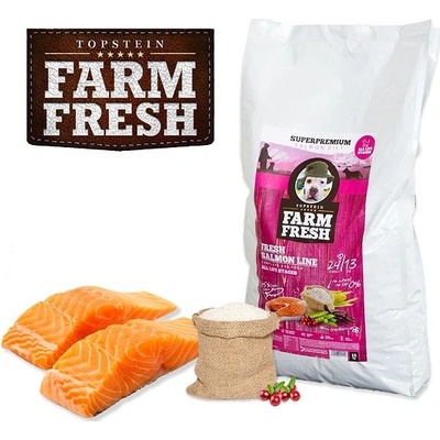 Topstein Farm Fresh Fresh Salmon Line All Life Stages 20 kg