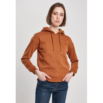 Urban Classics Дамски суичър в кафяво Urban Classics Ladies Hoody UB-TB1524-00786 - Кафяв, размер 5XL