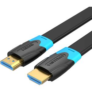 Vention HDMI 2.0 (плосък, черен), 2 м, кабел