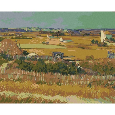 zuty Malování Podle Čísel Sklizeň Vincent Van Gogh 40 x 50 Cm Plátno Rám