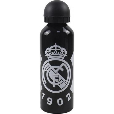 Fan-shop Fľaša REAL MADRID Alu Crest čierne 500 ml