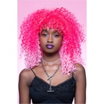 Fever Manic Panic Pink Passion Ombre Curl Girl Wig