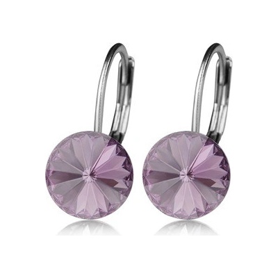 Nubis ocelové náušnice s krystaly Swarovski IRIS NBS08-IR