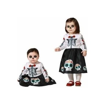BigBuy Carnival Маскировъчен костюм за бебета Скелет Мексиканка Размер 12-24 месеца