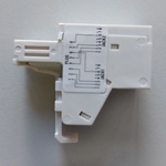  Rj45 сплитер с 1 мъжки към 2 женски порта (fa-982utp-4)