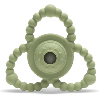 Lorelli Premium СИЛИКОНОВА ГРИЗАЛКА-ДРЪНКАЛКА natural fresh green (10210840004)