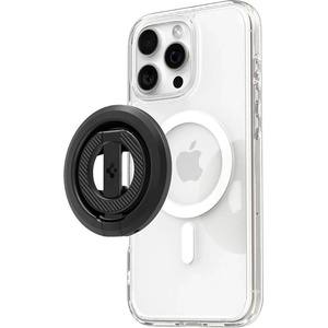 Spigen Магнитен държач за телефон Spigen O-Mag с регулируема стойка, черен (AMP08822)