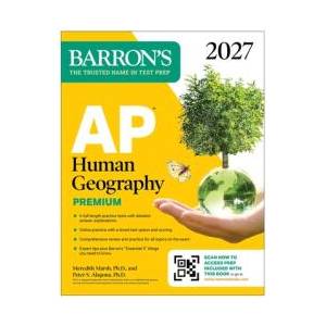 AP Human Geography Premium, 2027: Prep Book with 6 Practice Tests+ Comprehensive Review + Online Practice (ISBN: 9798349701450)
