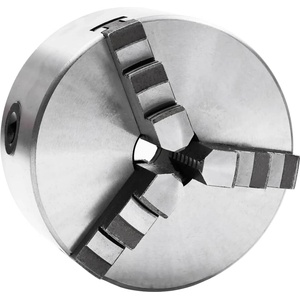 vidaXL 3-челюстен самоцентриращ патронник, 125 мм, стомана K11 125 (146706)