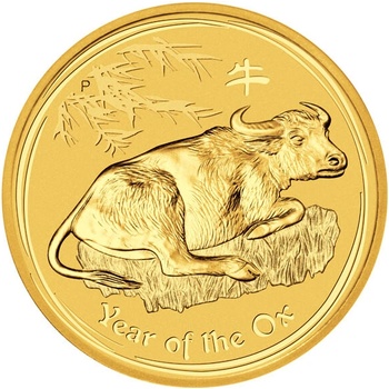 Perth Mint Zlatá minca Rok Byvola Lunar II 2009 1/4 oz