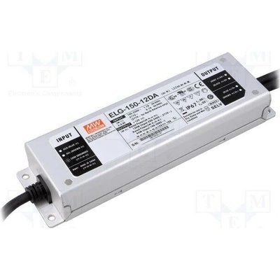 MEAN WELL ELG-150-12DA Napájecí zdroj: spínaný; LED; DALI; 120W; 12VDC; 10A; 100÷305VAC