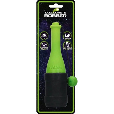 Dog Coímets guma Bobber plovoucí láhev zelená 23 cm