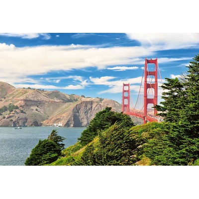 DIMEX ART Флизелинов фототапет златен мост 375 x 250 см