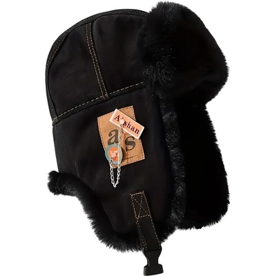 HARAHU Зимна ушанка ur-37131 - Черна kp37131 (ur-37131)