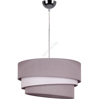 Image 1 of Duolla - Пендел TRIO 1xE27/40W/230V Ø 45 см сив/бял (DU8297)