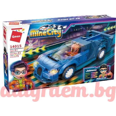 Qman Конструктор QMAN 14015 Автомобил Kami GT-16 (Q14015)