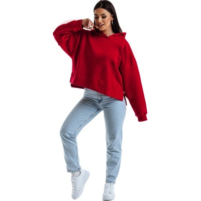 Edoti Women's hooded sweatshirt TL tmavočervená