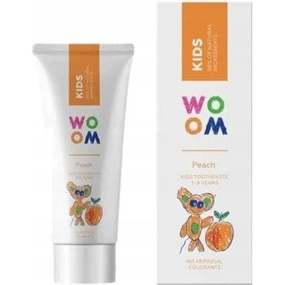 Woom Kids prírodná pre deti vo veku 3-8 rokov Broskyňa 50 ml