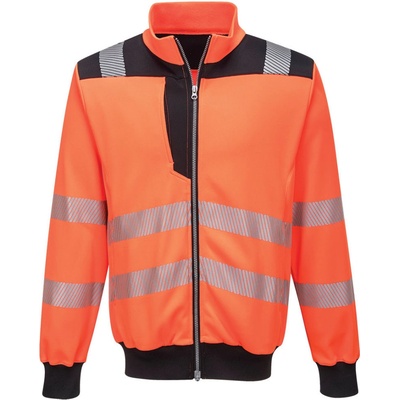 Portwest PW3 Hi Vis mikina OPW370 oranžová čierna
