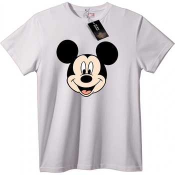 NOONEBRAND Тениска Mickey Mouse лице - S, White