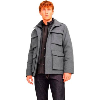 Яке Jack & jones Alex Wool Blend Field jacket - Grey (Grey Melange)