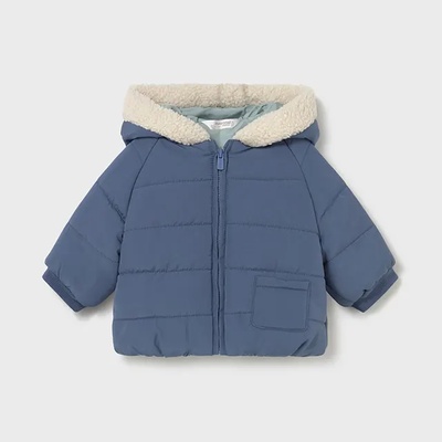 MAYORAL Яке с две лица в тъмносиньо и зелено за новородено момче Mayoral