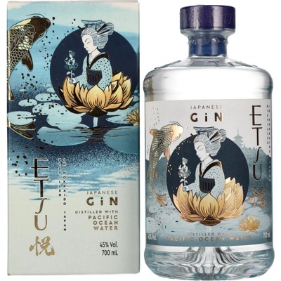 Etsu Pacific Ocean Water Japanese Gin 45% 0,7 l (karton) – Zboží Dáma