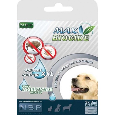 Natural best products MAX BIOCIDE Антипаразитни капки за кучета 3 x 3 мл
